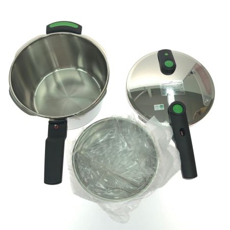  Fissler フィスラー 圧力鍋 ビタクイックプラス 4.5L グリーン 全ての熱源対応
