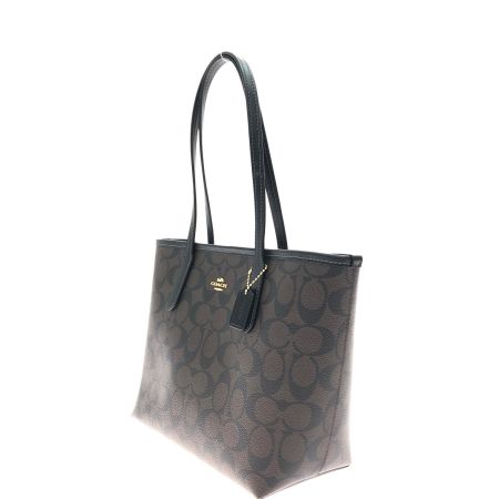 COACH コーチ レディース トートバッグ シグネチャー ミニシティトート CN733 ブラウン