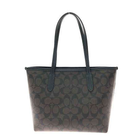  COACH コーチ レディース トートバッグ シグネチャー ミニシティトート CN733 ブラウン