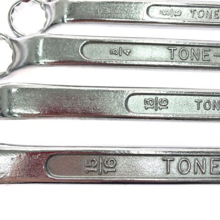 TONE トネ ハンドツール めがねレンチ 6本組 45°ロングタイプ 2600