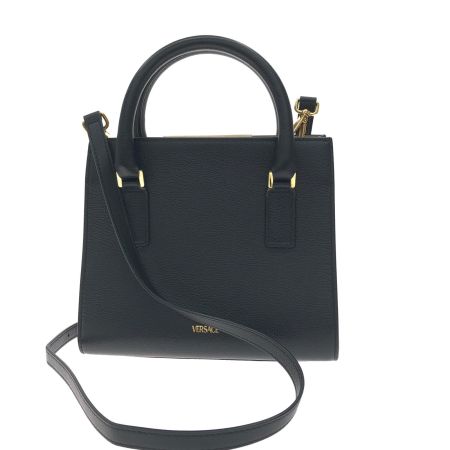  VERSACE ベルサーチ レディース 2WAYバッグ ハンドバッグ ショルダー ヴィルトゥス 1005960 ブラック/ベージュ