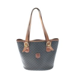 ▼▼ CELINE セリーヌ レディース トートバッグ ショルダートート マカダム オールドセリーヌ MC97 ブラウン Bランク
