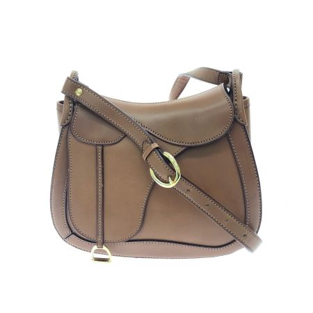  ITAGAKI Leather Craft by emi ショルダーバッグ サドルバッグ たんにん鞣し革 ブラウン