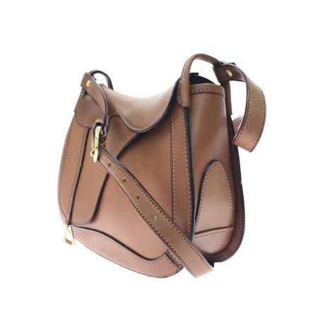  ITAGAKI Leather Craft by emi ショルダーバッグ サドルバッグ たんにん鞣し革 ブラウン