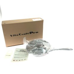 ▼▼ Vita Craft PRO ビタクラフトプロ 調理器具 プロ用フライパン IH対応 ステンレス 24cm No.0313+フタ No.0403セット Sランク