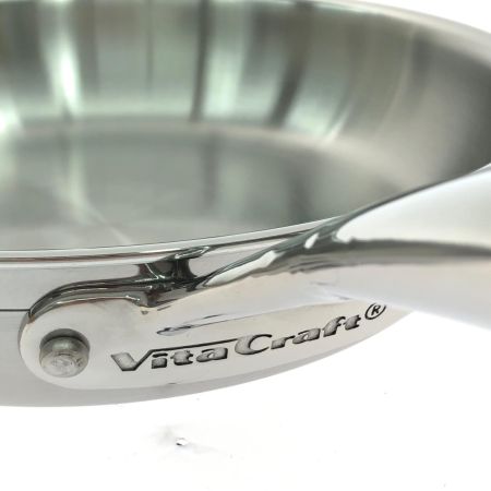  Vita Craft PRO ビタクラフトプロ 調理器具 プロ用フライパン IH対応 ステンレス 24cm No.0313+フタ No.0403セット