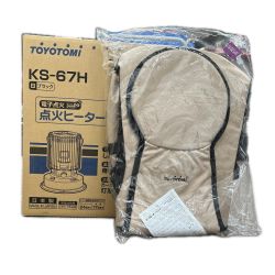 ▼▼ TOYOTOMI トヨトミ 石油ストーブ ケース付き KS-67H ブラック 木造17畳まで / コンクリート24畳まで Sランク