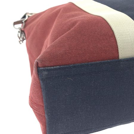  COACH コーチ メンズ トートバッグ ヘリテージキャンバス×レザー 2WAY デニム アウトレット F70825 ネイビー×レッド