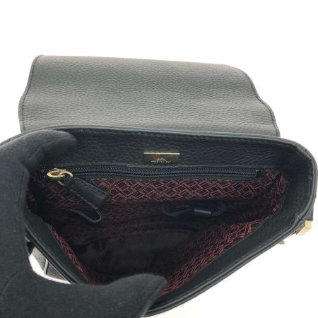  dunhill ダンヒル メンズ ショルダーバッグ ボディバッグ メッセンジャーバッグ オールレザー シボ革 ブラック