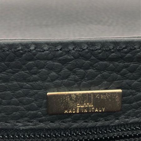  dunhill ダンヒル メンズ ショルダーバッグ ボディバッグ メッセンジャーバッグ オールレザー シボ革 ブラック