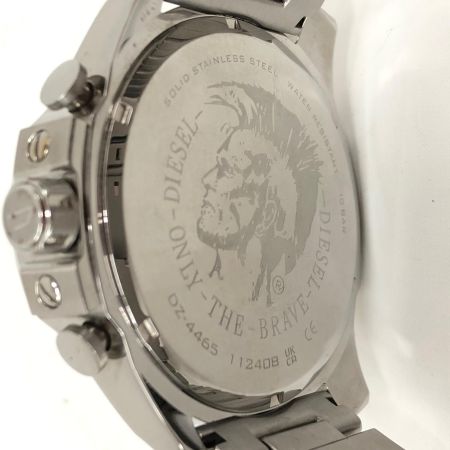 DIESEL ディーゼル メンズ腕時計 クオーツ ビッグフェイス クロノグラフ デイト ブルー文字盤 DZ-4465