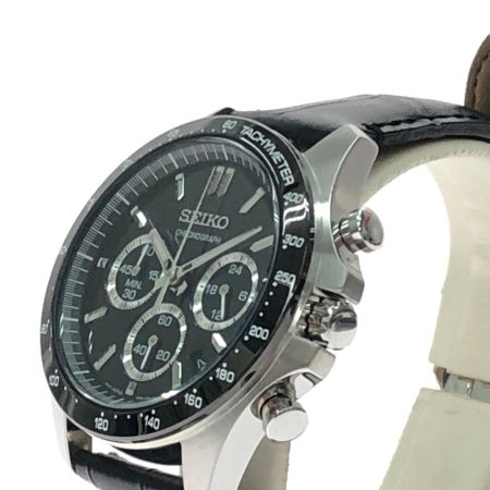 SEIKO セイコー メンズ腕時計 クオーツ クロノグラフ スピリット 8T63-00D0 ブラック
