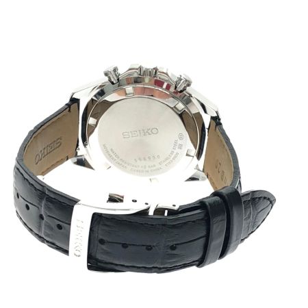 SEIKO セイコー メンズ腕時計 クオーツ クロノグラフ スピリット 8T63-00D0 ブラック