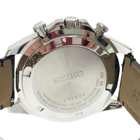 SEIKO セイコー メンズ腕時計 クオーツ クロノグラフ スピリット 8T63-00D0 ブラック