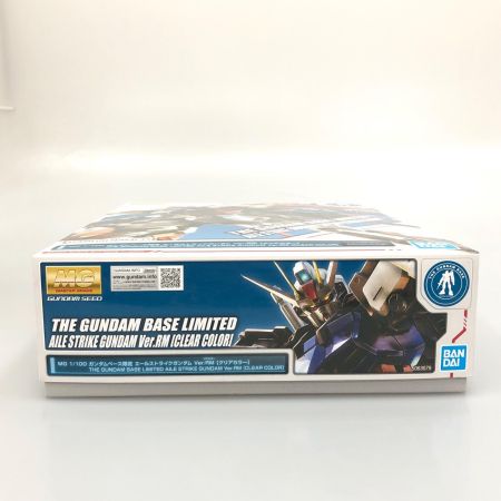 BANDAI バンダイ 1/100 MG GAT-X105+AQM/E-X01 エールストライクガンダム Ver.RM クリアカラー 機動戦士ガンダムSEED