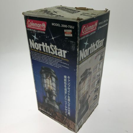 Coleman コールマン アウトドア ガソリンランタン 箱ダメージ有 North Star 2000-750J