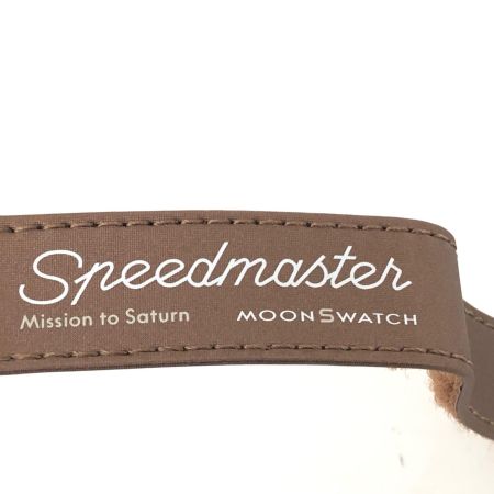OMEGAxSWATCH メンズ腕時計 クオーツ BIOCERAMIC MOON SWATCH  MISSION TO SATUM  S33T100