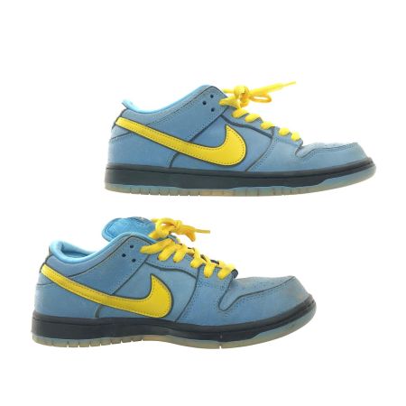  NIKE ナイキ スニーカー The Powerpuff Girls×Nike SB Dunk Low Pro 26.5cm スカイブルー×イエロー