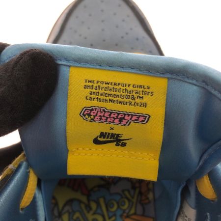  NIKE ナイキ スニーカー The Powerpuff Girls×Nike SB Dunk Low Pro 26.5cm スカイブルー×イエロー