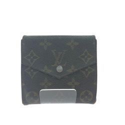 LOUIS VUITTON ルイヴィトン レディース 二つ折り財布 Wホック モノグラム ポルトモネビエ カルトクレディ  Ｍ61660 ブラウン Cランク