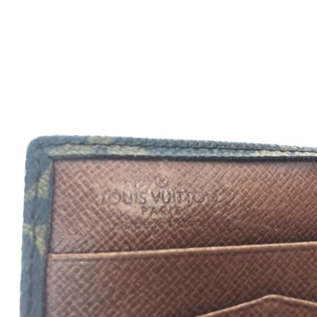 LOUIS VUITTON ルイヴィトン レディース 二つ折り財布 Wホック モノグラム ポルトモネビエ カルトクレディ  Ｍ61660 ブラウン