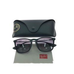 RAY-BAN レイバン ユニセックス アイウェア サングラス メガネフレーム 54□18 ラバーブラック ケース付 RB4187-F622/8G Bランク