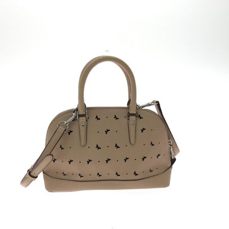COACH コーチ レディース 2WAY ハンドバッグ ショルダーバッグ アウトレット バタフライ サッチル F59346 ベージュ