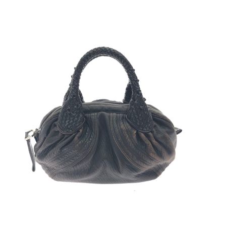 FENDI フェンディ レディース ハンドバッグ ヴィンテージ ズッカ ミニスパイバッグ オールレザー AL22561 ブラウン