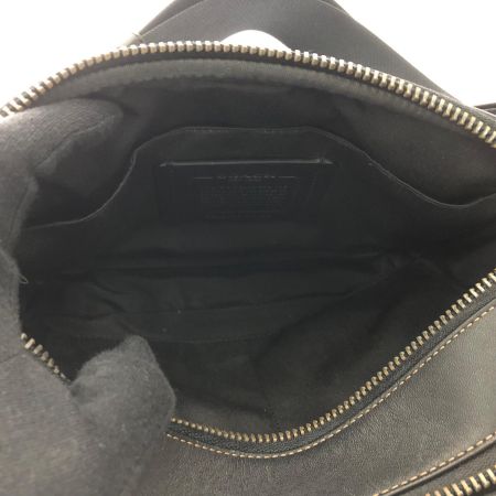 COACH コーチ レディース ショルダーバッグ グラハム クロスボディ ファスナー難有 オールレザー C4148 ブラック