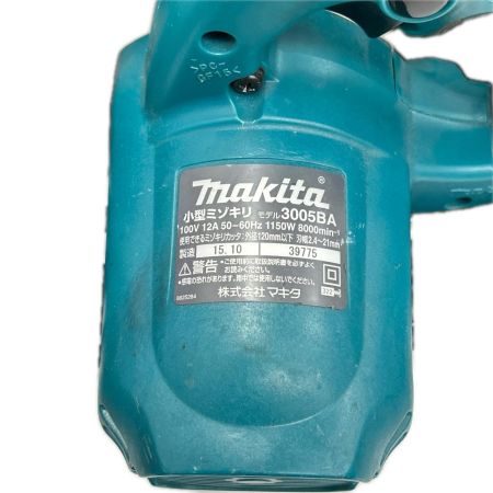 MAKITA マキタ ミゾキリ コード式 100v 本体のみ 3005BA ブルー