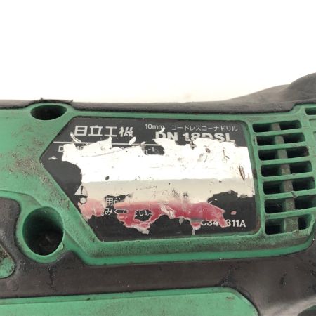 HITACHI 日立 18V 充電式 10mm コードレスコーナードリル 本体のみ DN18DSL グリーン