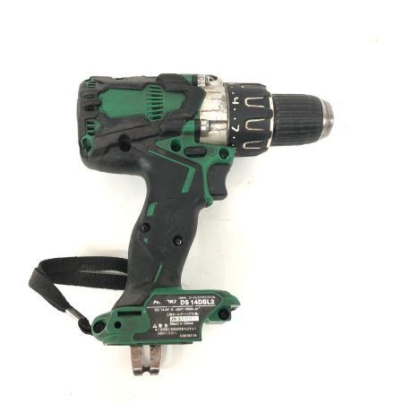 HITACHI 日立 14.4V 充電式 13mm コードレスドライバドリル 本体のみ DS14DBL2 グリーン