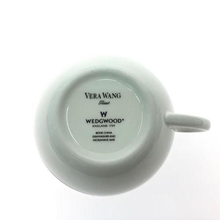 Wedgwood ウェッジウッド 洋食器 Vera Wang ヴェラウォン Glisse カップ&ソーサー 2Pセット 箱入り