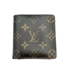 LOUIS VUITTON ルイヴィトン 2つ折り財布 モノグラム ポルトビエ・6カルトクレディ M60929 ブラウン Cランク