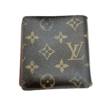 LOUIS VUITTON ルイヴィトン 2つ折り財布 モノグラム ポルトビエ・6カルトクレディ M60929 ブラウン