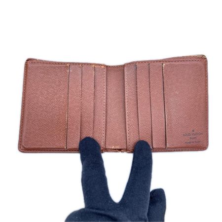 LOUIS VUITTON ルイヴィトン 2つ折り財布 モノグラム ポルトビエ・6カルトクレディ M60929 ブラウン