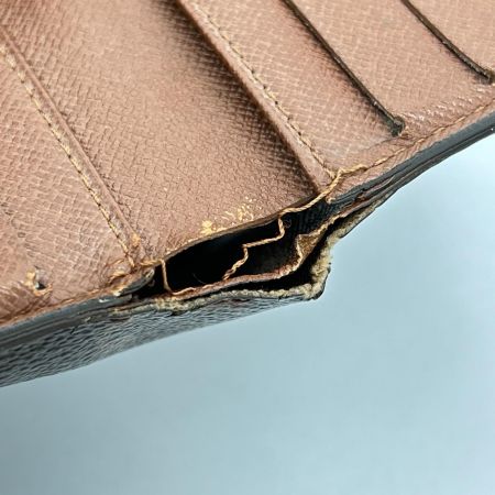 LOUIS VUITTON ルイヴィトン 2つ折り財布 モノグラム ポルトビエ・6カルトクレディ M60929 ブラウン