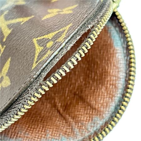 LOUIS VUITTON ルイヴィトン コインケース モノグラム ポルト モネ・ロン ファスナー一部破損有 M61926 ブラウン