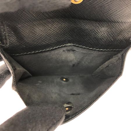 PRADA プラダ レディース 二つ折り財布 サフィアーノ レザー 1MV204 ブラック