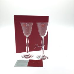 Baccarat バカラ オンド クリスタル ワイングラス 2Pセット 箱入り Aランク