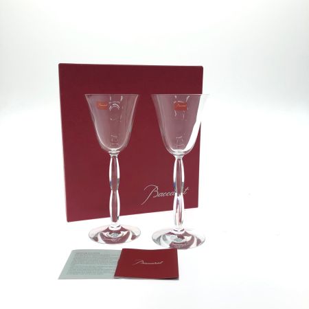 Baccarat バカラ オンド クリスタル ワイングラス 2Pセット 箱入り