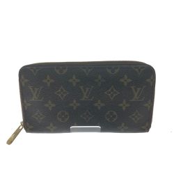 LOUIS VUITTON ルイヴィトン ユニセックス ラウンドファスナー 長財布 モノグラム ジッピーオーガナイザー M60002 ブラウン Bランク