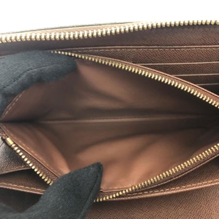 LOUIS VUITTON ルイヴィトン ユニセックス ラウンドファスナー 長財布 モノグラム ジッピーオーガナイザー M60002 ブラウン