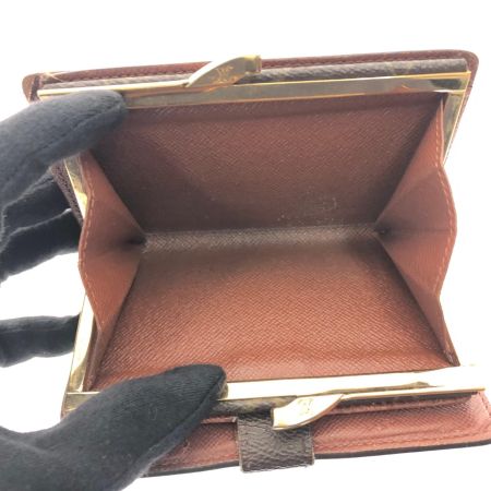 LOUIS VUITTON ルイヴィトン レディース 二つ折り財布 がま口 モノグラム ポルトモネ・ピエヴィエノワ M61663