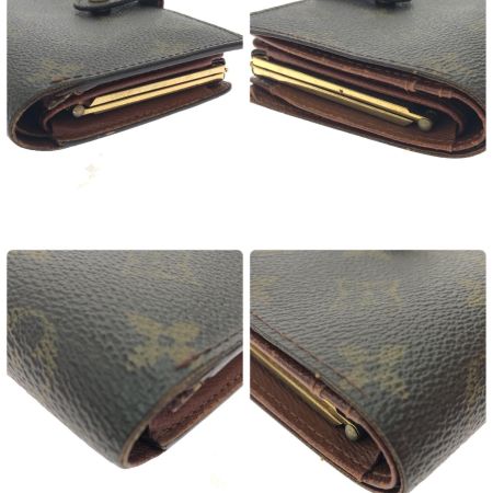 LOUIS VUITTON ルイヴィトン レディース 二つ折り財布 がま口 モノグラム ポルトモネ・ピエヴィエノワ M61663