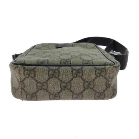 GUCCI グッチ レディース ショルダーバッグ 斜め掛け GGスプリーム コーティングキャンバス ブラウン