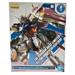 BANDAI バンダイ 1/100 MG GAT-X105+AQM/E-X01 エールストライクガンダム Ver.RM クリアカラー 「機動戦士ガンダムSEED」 ガンダムベース限定 Sランク