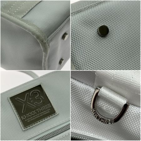 KI-XTHREE X：3 KI-XXX THREE キックスリー CART BAG 25SSBG009 ホワイト