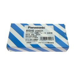 Panasonic パナソニック コンパクト漏電ブレーカ SHE型 30A 30mA AC100V専用 PSEマーク有 BSHE23031 Sランク
