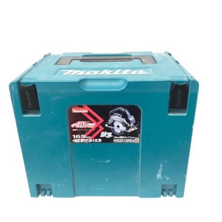 MAKITA マキタ 電動工具 コードレス式 40V 165mm 充電式マルノコ 鮫肌 ケース付 HS001G